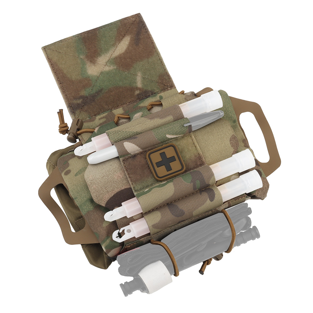 Outdoor Hunting Kit - Тактическая аптечка-подсумок для быстрого развертывания, медицинская,