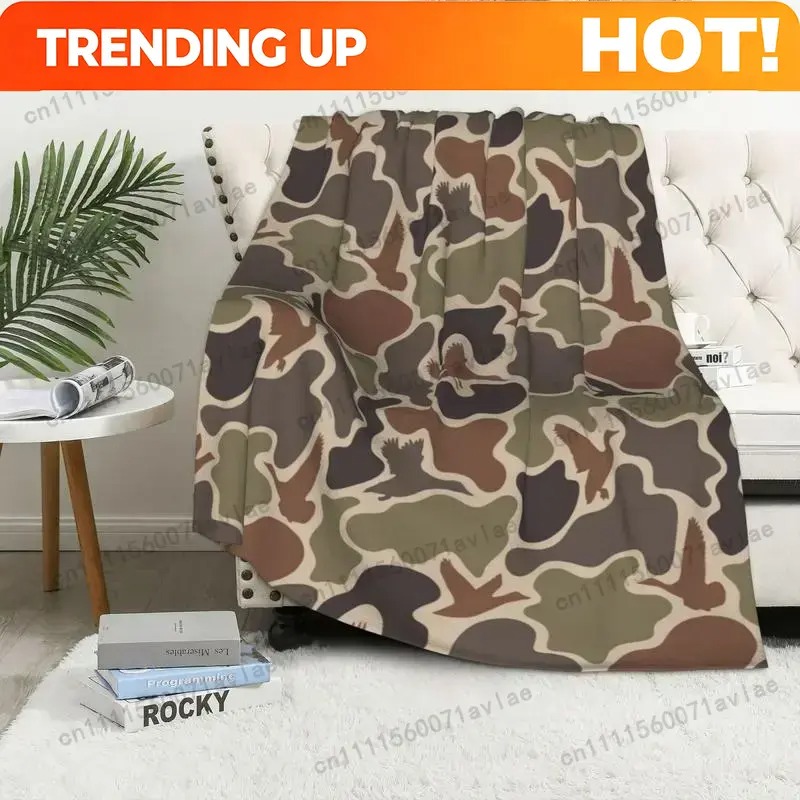 Outdoor Hunting Gifts - Плед в винтажном стиле с утиным