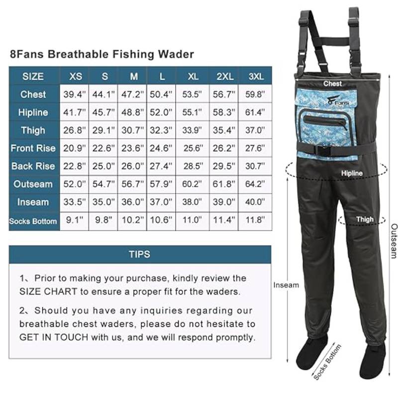 8 вееров; Сапоги для ловли нах – обзор и цена Fishing Waders Breathable